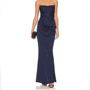 Brand new Navy Nookie Emelie Strapless Gown